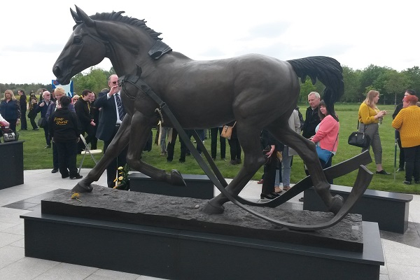 The amazing Free Spirit Horse Memorial is unveiled at the National Memorial Arboretum Image The amazing Free Spirit Horse Memorial is unveiled at the National Memorial Arboretum Image